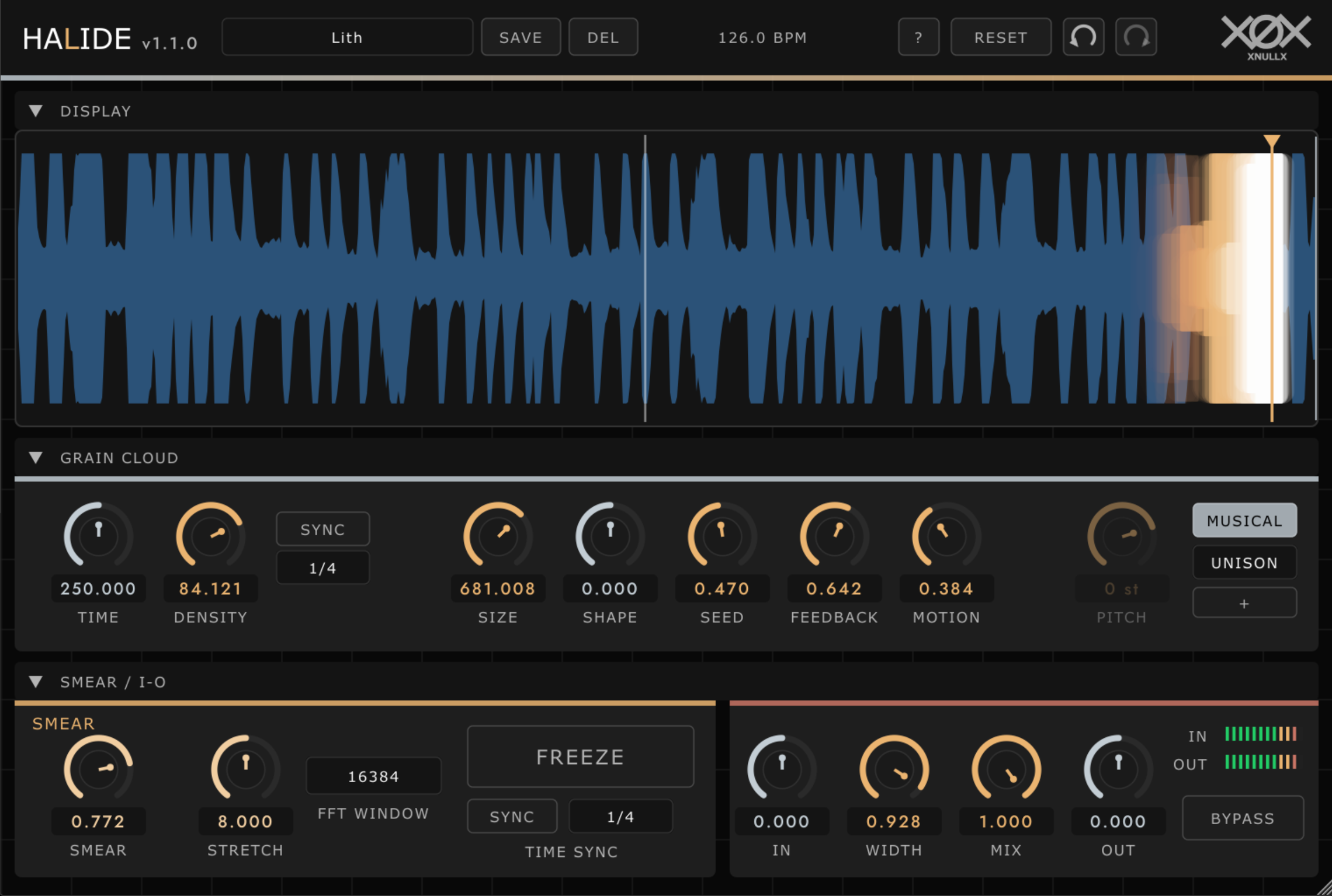 Halide granular smear plugin interface